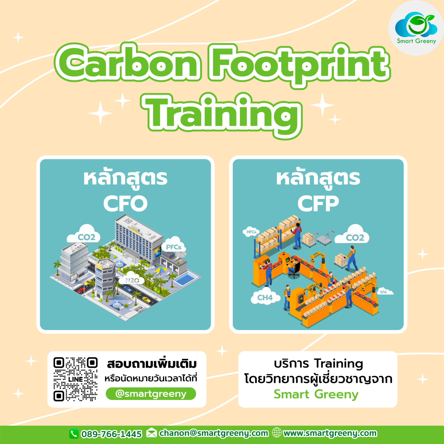 บริการ Carbon Footprint Training โดย Smart Greeny – Smartgreeny
