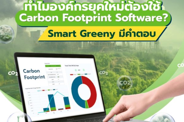 ทำไมองค์กรยุคใหม่ต้องใช้ Carbon Footprint Software? Smart Greeny มีคำตอบ