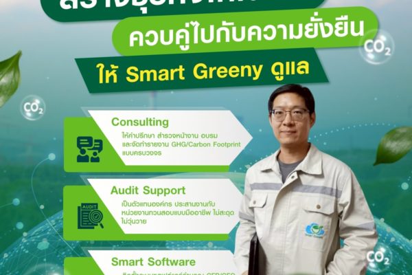 สร้างธุรกิจให้เติบโตควบคู่ไปกับความยั่งยืน ให้ Smart Greeny ดูแล